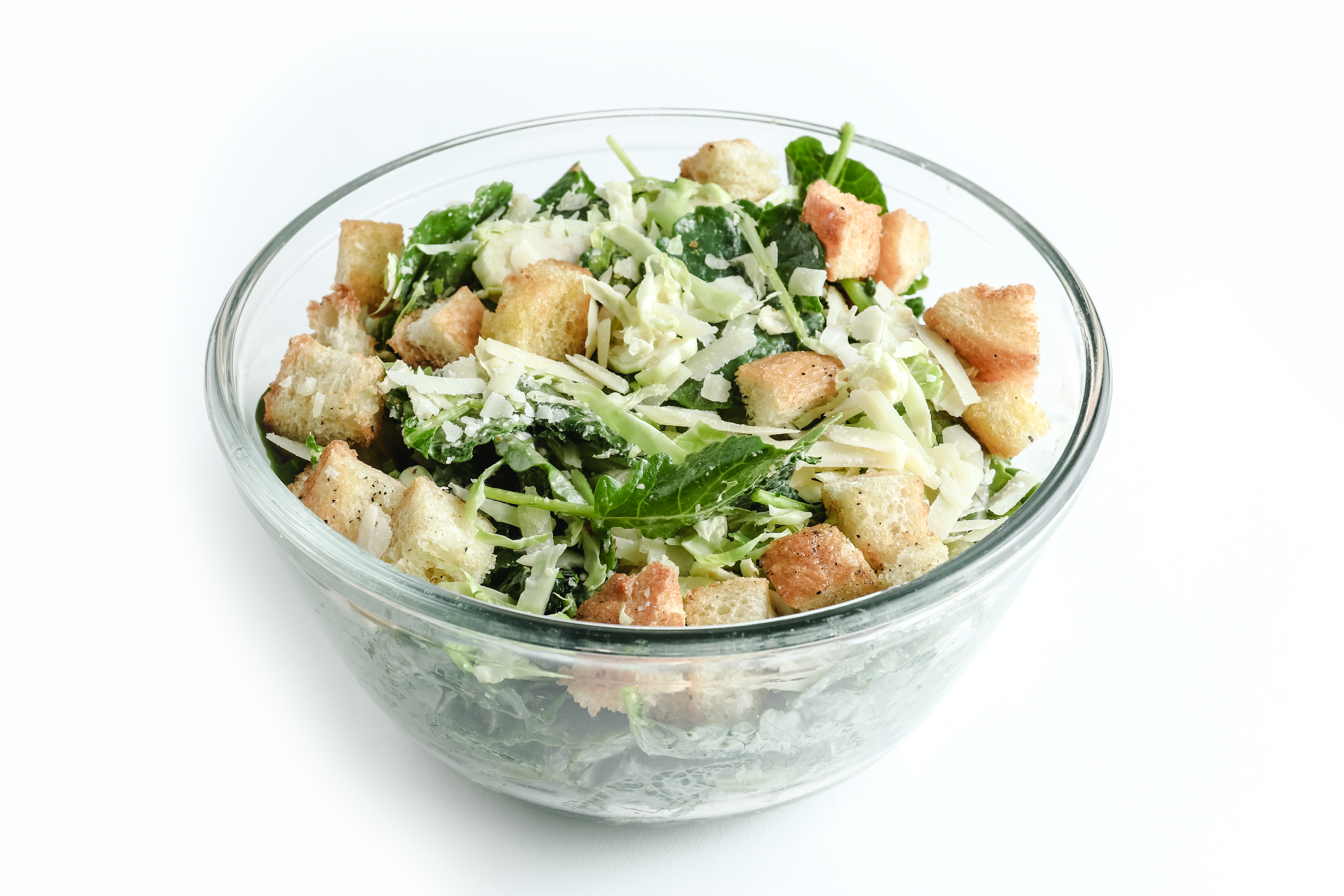 Kale Brussels Caesar Salad