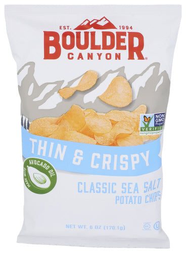 Boulder Canyon Avocado Oil Sea Salt Thin Chips