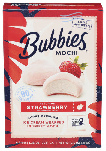 Bubbies Strawberry Mochi