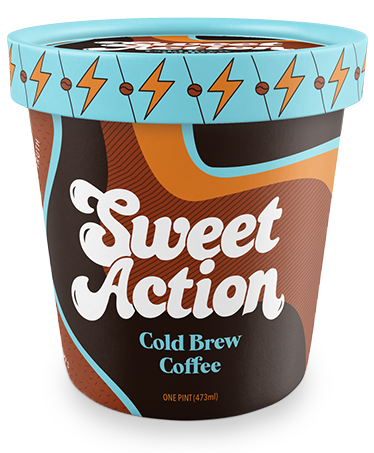 Sweet Action Cold Brew Coffee Ice Cream Pint
