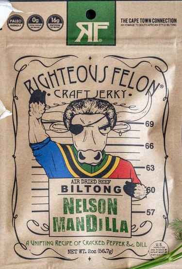 Righteous Felon Nelson Mandilla