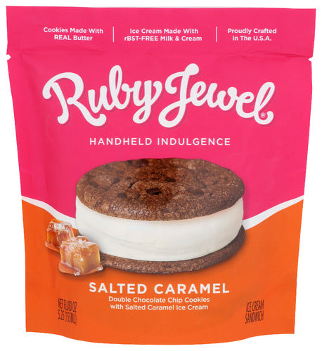 Ruby Jewel Salted Caramel Ice Cream Sandwich