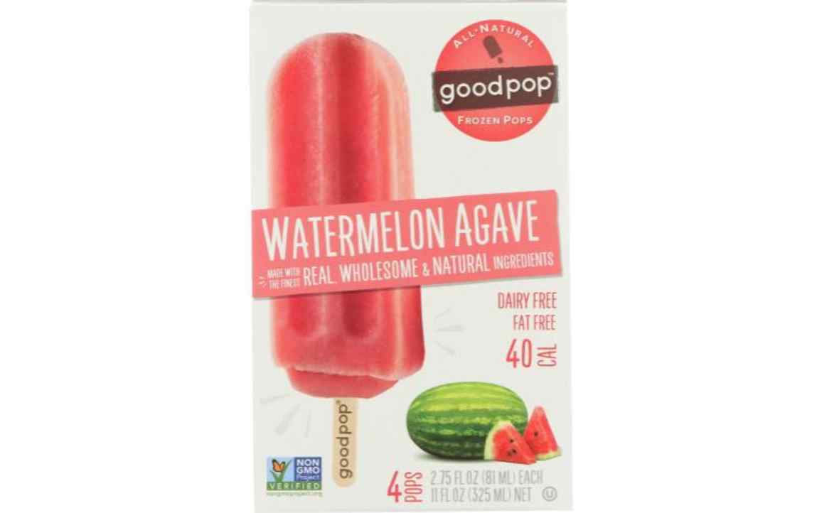 Good Pop Watermelon Agave Popsicles
