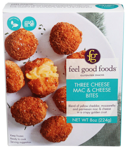 Feel Good Foods Bites Mac N Cheese Three